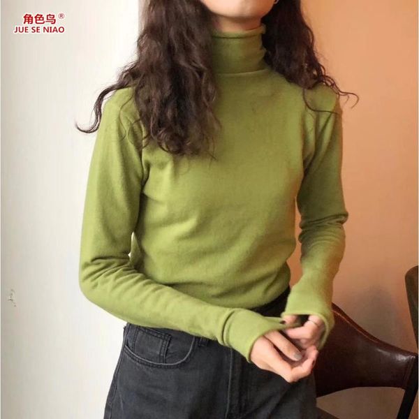 women's sweaters woman pile collar knitted long sleeve autumn winter turtleneck sweater women femme chandails pull hiver, White;black
women's sweaters woman pile collar knitted long sleeve autumn winter turtleneck sweater women femme chandails pull hiver, White;black