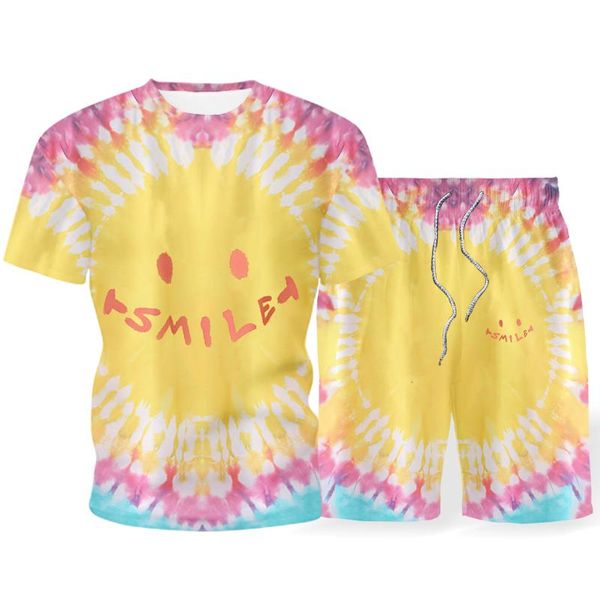 men's tracksuits 2021 summer 3d short sleeve suit sports shorts t-shirt vortex colorful and women's round neck, Gray
men's tracksuits 2021 summer 3d short sleeve suit sports shorts t-shirt vortex colorful and women's round neck, Gray