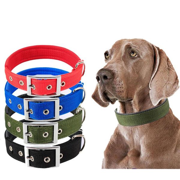 solid soft pet dog collar for medium large dogs neck strap adjustable safe puppy collar xxl
solid soft pet dog collar for medium large dogs neck strap adjustable safe puppy collar xxl