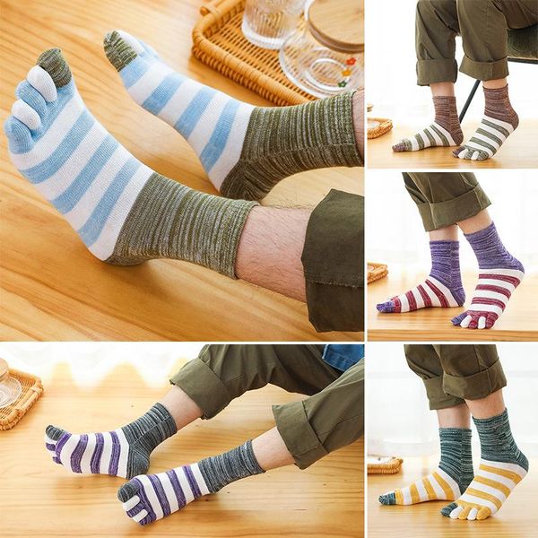 men's socks autumn and winter products thick retro striped sports five-finger personality moisture wicking fashion trend, Black
men's socks autumn and winter products thick retro striped sports five-finger personality moisture wicking fashion trend, Black