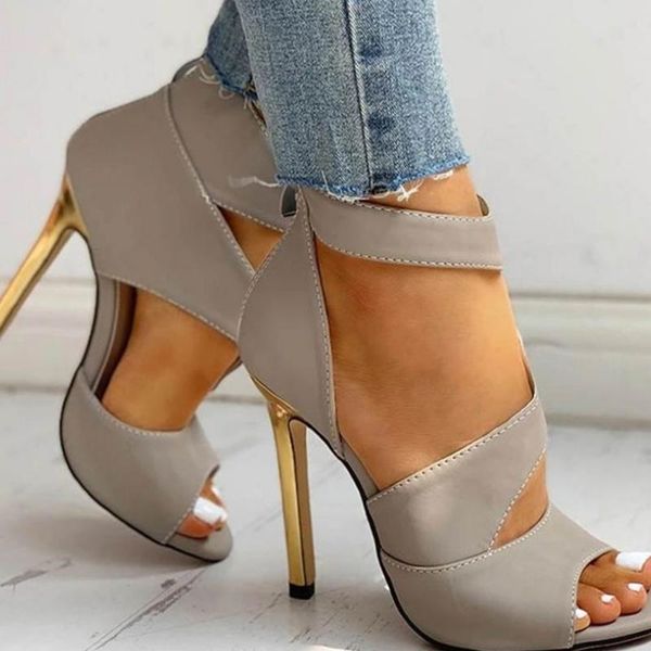 sandals women platform thin med heels party female peep toe metal shoes ladies summer zip footwear plus size, Black
sandals women platform thin med heels party female peep toe metal shoes ladies summer zip footwear plus size, Black