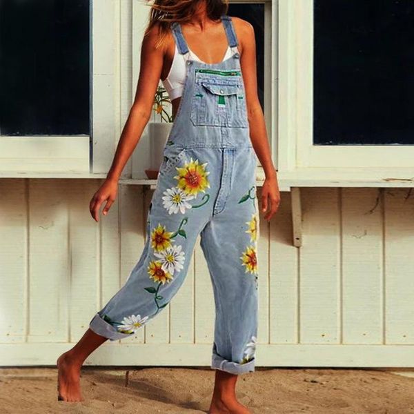 women's jeans women jumpsuits bib ripped denim stretch romper floral print pencil overalls trousers long pants, Blue
women's jeans women jumpsuits bib ripped denim stretch romper floral print pencil overalls trousers long pants, Blue