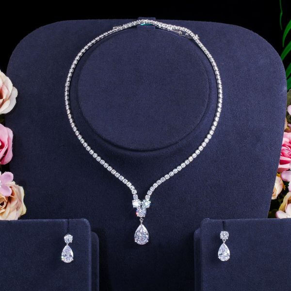 style korean fashion necklace earrings two-piece bridal wedding party dinner dress accessories set chain, Silver
style korean fashion necklace earrings two-piece bridal wedding party dinner dress accessories set chain, Silver