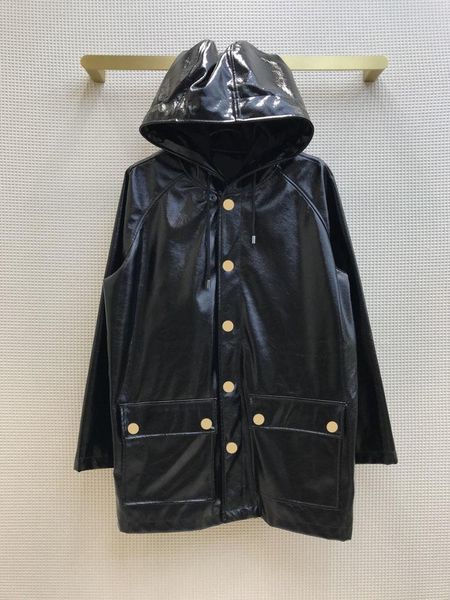 women's leather & faux 2021 spring brand designer women black patent pu trench coats hooded single breasted loose plus size s49
women's leather & faux 2021 spring brand designer women black patent pu trench coats hooded single breasted loose plus size s49