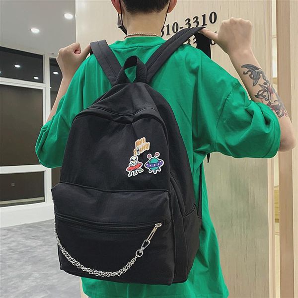 backpack schoolbag men and women korean high school students campus simple junior large capacity casual bag
backpack schoolbag men and women korean high school students campus simple junior large capacity casual bag