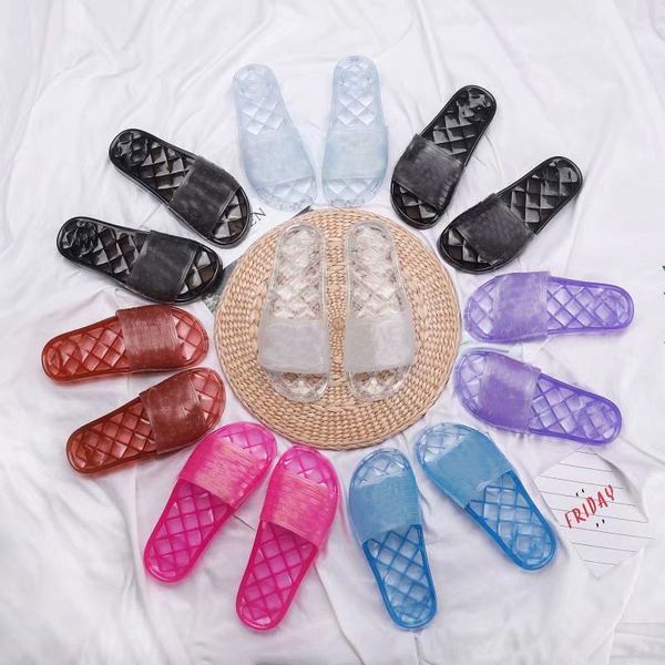 jelly slides flat woman slippers summer beach sandals clear transparent pvc slippers mult colors mules outdoor big size 35-45 210301, Black
jelly slides flat woman slippers summer beach sandals clear transparent pvc slippers mult colors mules outdoor big size 35-45 210301, Black