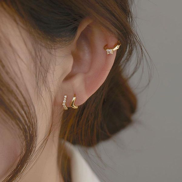hoop & huggie rhinestone small tiny earrings cartilage piercing women 925 sterling silver sleeper earring hypoallergenic, Golden;silver
hoop & huggie rhinestone small tiny earrings cartilage piercing women 925 sterling silver sleeper earring hypoallergenic, Golden;silver