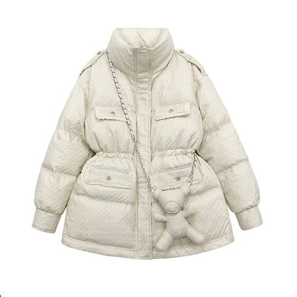 women's down & parkas 2021 fashion jacket solid color outerwear winter loose thick white duck parka female, Black
women's down & parkas 2021 fashion jacket solid color outerwear winter loose thick white duck parka female, Black
