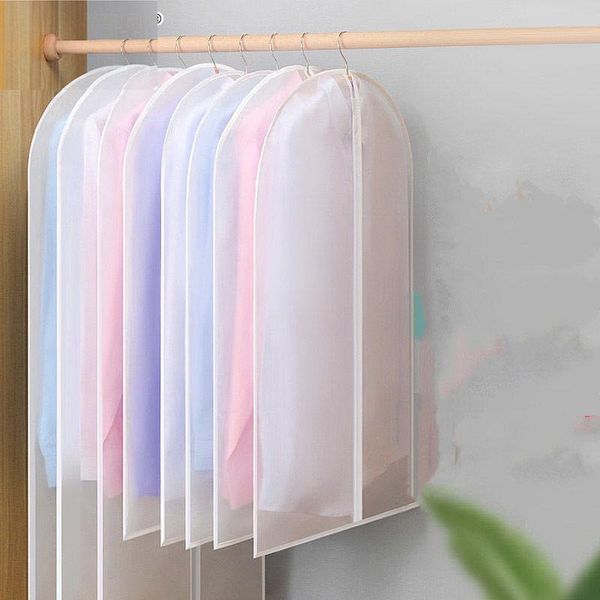 clothing & wardrobe storage transparent dust cover wholesale thickened peva frosted bags
clothing & wardrobe storage transparent dust cover wholesale thickened peva frosted bags