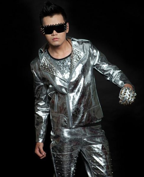 men's fur & faux silver black rivets fashion rock motorcycles leather jacket men singer mens jackets and coats personalized original
men's fur & faux silver black rivets fashion rock motorcycles leather jacket men singer mens jackets and coats personalized original
