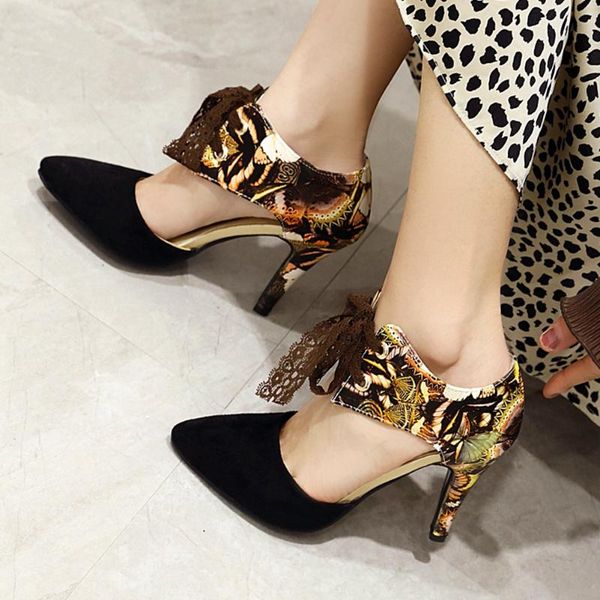 bonjomarisa big size 44 ladies sandals mixed color lace up pointed toe sandals women high heel party dress design shoes woman, Black
bonjomarisa big size 44 ladies sandals mixed color lace up pointed toe sandals women high heel party dress design shoes woman, Black