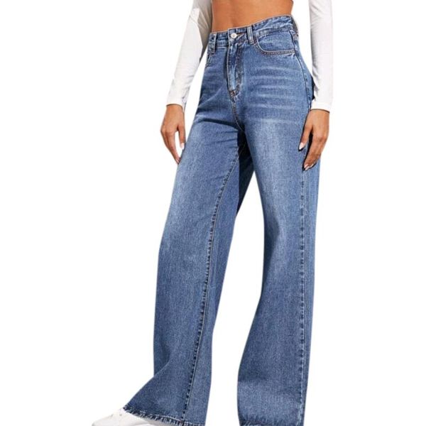 women's jeans women wide leg pants high waist casual blue loose clothing trouser denim
women's jeans women wide leg pants high waist casual blue loose clothing trouser denim