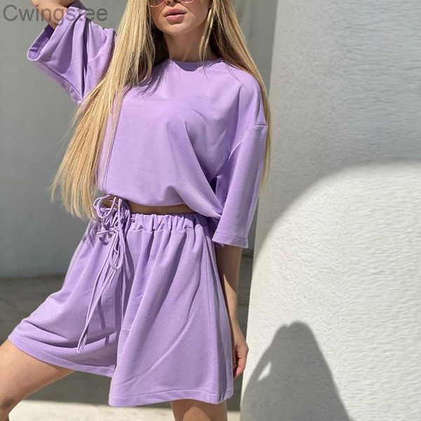 women's tracksuits casual basic two pieces of sets loose tee shirts and wide leg shorts set home wear oversize streetwear, Gray
women's tracksuits casual basic two pieces of sets loose tee shirts and wide leg shorts set home wear oversize streetwear, Gray