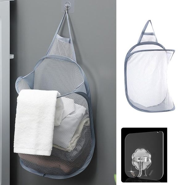 laundry bags 2pcs wall-mounted basket polyester collapsible large capacity dustproof dirty hamper bag for room
laundry bags 2pcs wall-mounted basket polyester collapsible large capacity dustproof dirty hamper bag for room
