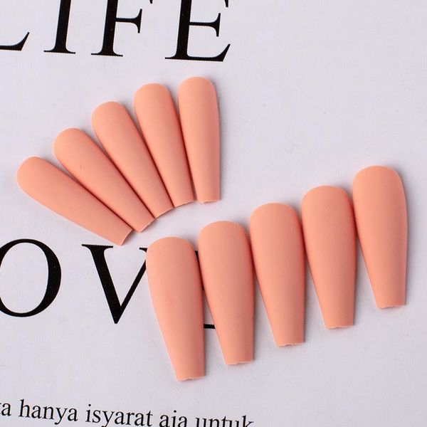 false nails pink full cover matte fake coffin pre-designed solid colored long nail art decoration tips acrylic, Red;gold
false nails pink full cover matte fake coffin pre-designed solid colored long nail art decoration tips acrylic, Red;gold