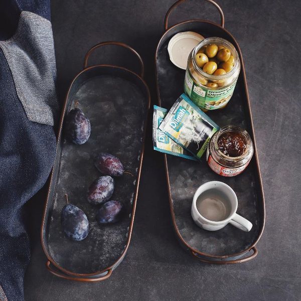 kitchen storage & organization trays retro iron tray tableware drinking utensils for party food
kitchen storage & organization trays retro iron tray tableware drinking utensils for party food