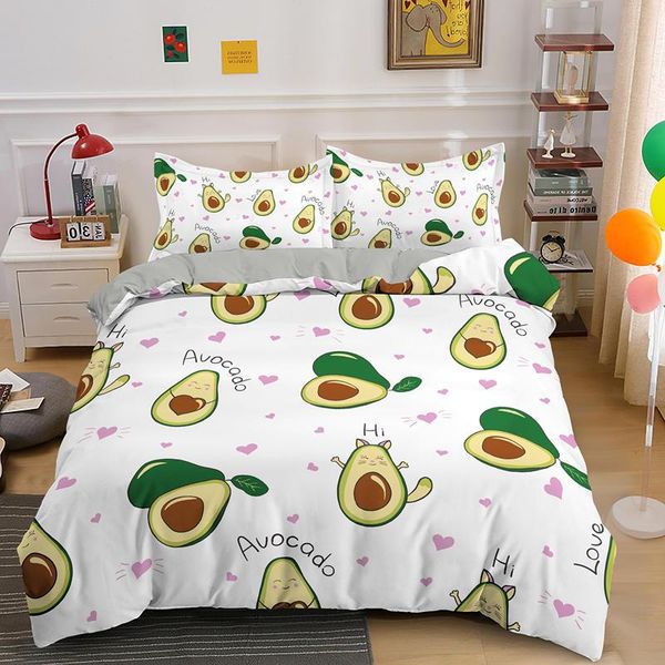 bedding sets christams gift cartoon avocado set 2/3 pieces boys girls cute fruit duvet cover comforter covers with pillowcase
bedding sets christams gift cartoon avocado set 2/3 pieces boys girls cute fruit duvet cover comforter covers with pillowcase