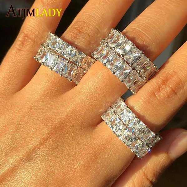 wedding rings 2021 summer pink pinky white baguette cz full stone eternity band engagement ring for women bling, Slivery;golden
wedding rings 2021 summer pink pinky white baguette cz full stone eternity band engagement ring for women bling, Slivery;golden