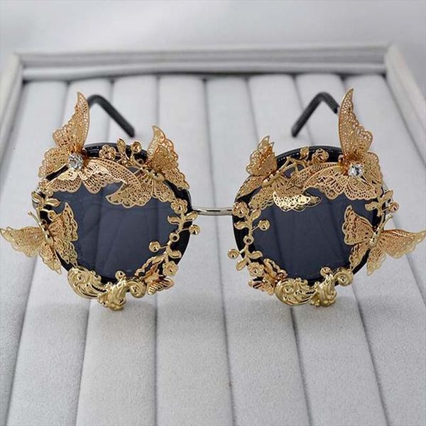 super baroque sunglasses women metal flower vintage eyewear brand design sun glasses outdoors casual fashion accessories, White;black
super baroque sunglasses women metal flower vintage eyewear brand design sun glasses outdoors casual fashion accessories, White;black