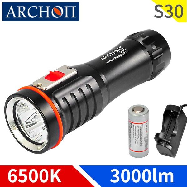flashlights torches archon s30 3000 lumen diving 6500k underwater 100m waterproof torch built in 26650 battery 4000mah dive lighting lamp
flashlights torches archon s30 3000 lumen diving 6500k underwater 100m waterproof torch built in 26650 battery 4000mah dive lighting lamp