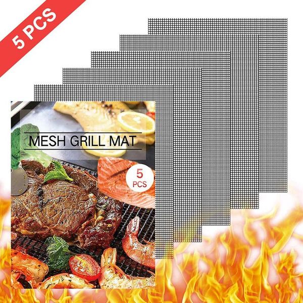 tools & accessories 1/5 pcs bbq grill mats non-stick heat resistance reusable mesh mat fiber barbecue grilling pad
tools & accessories 1/5 pcs bbq grill mats non-stick heat resistance reusable mesh mat fiber barbecue grilling pad