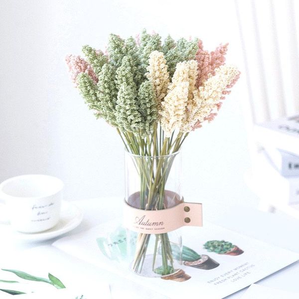 decorative flowers & wreaths 6pcs wheat ears artificial wedding home decor flower arrangement plants living room grain fake plant
decorative flowers & wreaths 6pcs wheat ears artificial wedding home decor flower arrangement plants living room grain fake plant