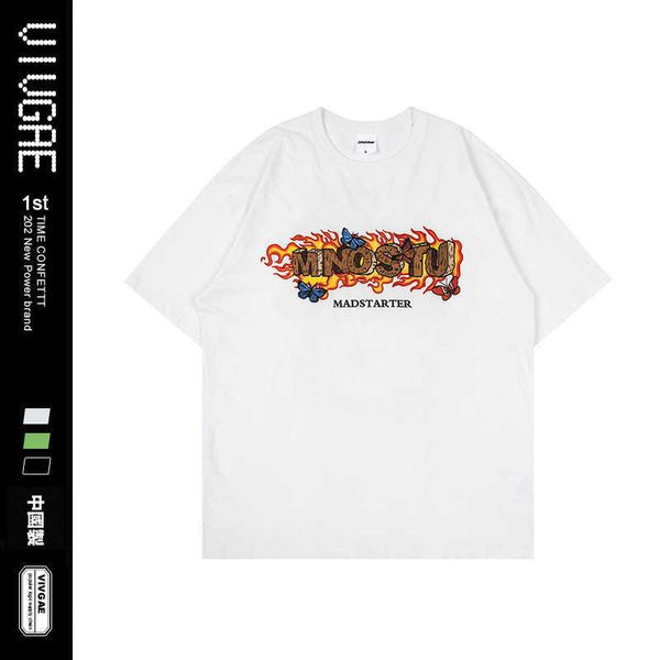 vivgae brand earth printing loose casual street hip hop lovers t-shirt and women's short half sleeve fashion, White;black
vivgae brand earth printing loose casual street hip hop lovers t-shirt and women's short half sleeve fashion, White;black