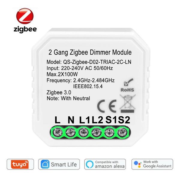 smart home control tuya zigbee 3.0 dimmer switch controller module esp8266 light voice google assistant alexa echo zigbee2mqtt
smart home control tuya zigbee 3.0 dimmer switch controller module esp8266 light voice google assistant alexa echo zigbee2mqtt