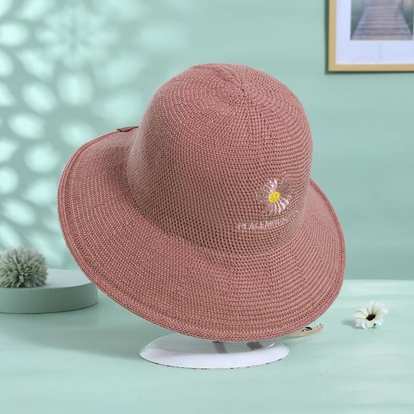 washable folding hat for summer lady sunshade han edition sunblock hats big ebrim beach bonnet basin knit hats for womans, Blue;gray 
washable folding hat for summer lady sunshade han edition sunblock hats big ebrim beach bonnet basin knit hats for womans, Blue;gray