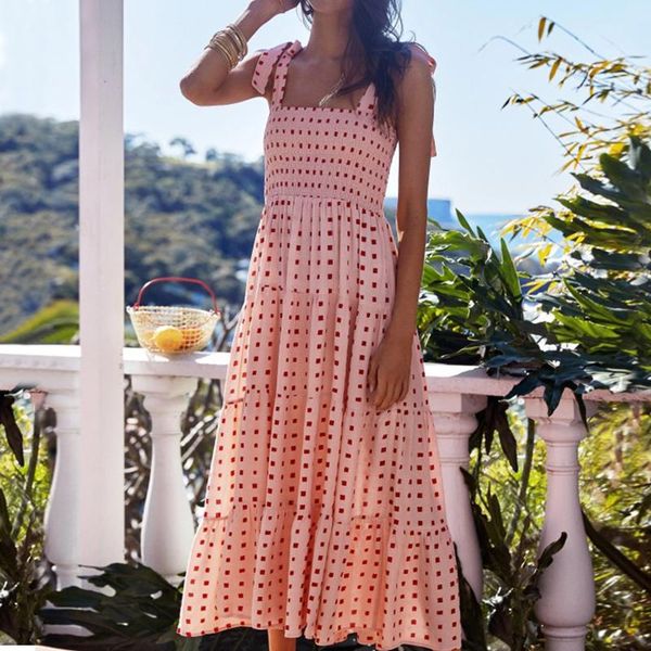 casual dresses summer fashion pleated stripe dot party dress patchwork bow sling design long 2021 women backless maxi, Black;gray
casual dresses summer fashion pleated stripe dot party dress patchwork bow sling design long 2021 women backless maxi, Black;gray