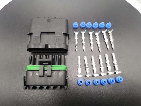 3061y-2.5 1 sets of 6 pin 2.5 waterproof car male/female connector connector plug socket suitable for cars motorcycles skateb
3061y-2.5 1 sets of 6 pin 2.5 waterproof car male/female connector connector plug socket suitable for cars motorcycles skateb