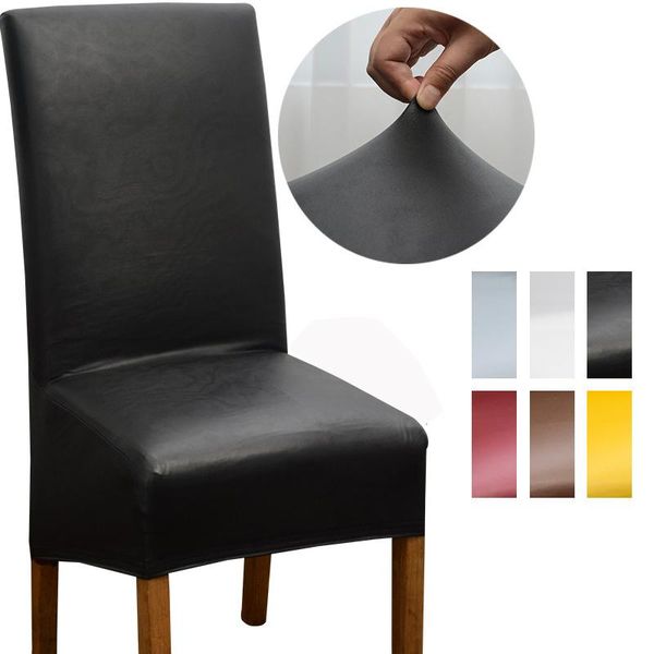 pu leather chair cover spandex waterproof oilproof chair cover stretch kitchen seat case banquet l housse de chais
pu leather chair cover spandex waterproof oilproof chair cover stretch kitchen seat case banquet l housse de chais