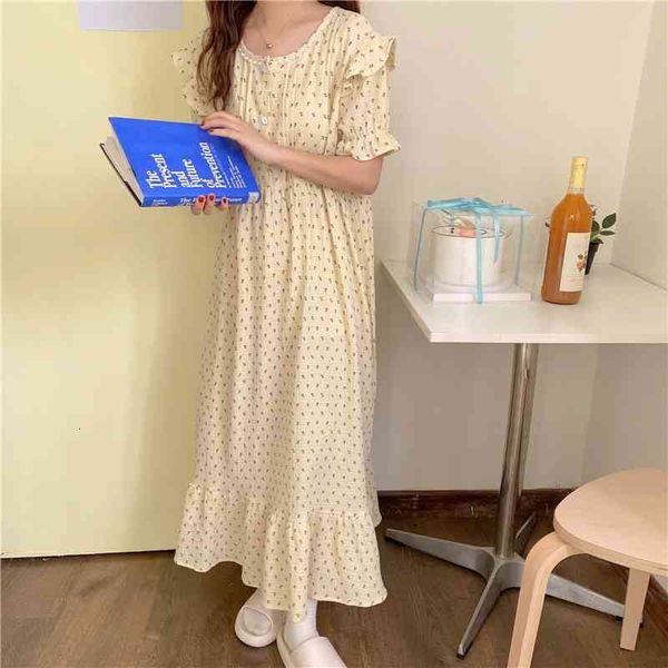 casual dresses 2021 apricot printed chic florals homewear princess dress summer loose sweet pajamas cotton sleepwear nightdress we, Black;gray
casual dresses 2021 apricot printed chic florals homewear princess dress summer loose sweet pajamas cotton sleepwear nightdress we, Black;gray