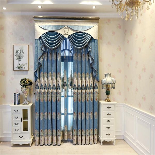 curtain & drapes blue european style embroidery elegant villa bedroom curtains with luxurious for living room el
curtain & drapes blue european style embroidery elegant villa bedroom curtains with luxurious for living room el