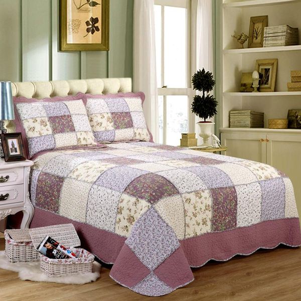 comforters & sets quality patchwork quilt set 3pc/4pcs bedding cotton quilts bed covers bedspread for king size coverlet purple floral blank
comforters & sets quality patchwork quilt set 3pc/4pcs bedding cotton quilts bed covers bedspread for king size coverlet purple floral blank