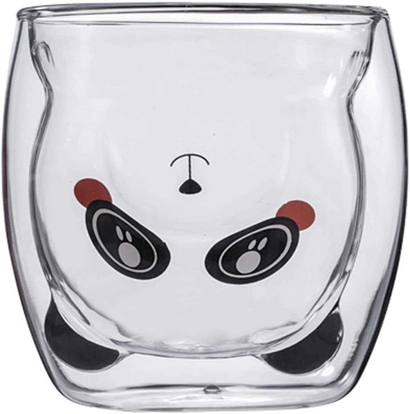 cute mug coffee cup, double wall insulated glass milk office water birthday gift (face bear)
cute mug coffee cup, double wall insulated glass milk office water birthday gift (face bear)