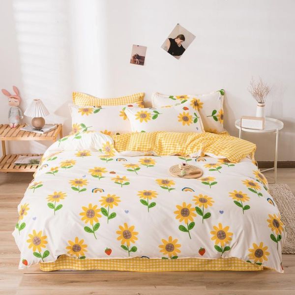 bedding sets sunflowers printed washed cotton quilt cover pillow case bed sheet soft breathable single double king set oceania
bedding sets sunflowers printed washed cotton quilt cover pillow case bed sheet soft breathable single double king set oceania