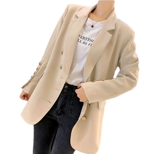 women's suits & blazers casual suit jacket women 2021 spring autumn korean long sleeve black blazer outerwear 68b, White;black
women's suits & blazers casual suit jacket women 2021 spring autumn korean long sleeve black blazer outerwear 68b, White;black