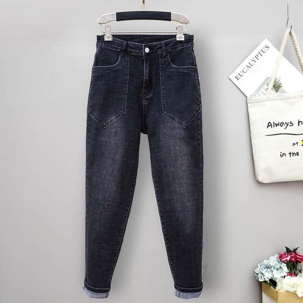 100kg 5xl large size new fashion women loose vintage jeans office lady solid color simple casual denim pant female harem trouser, Blue
100kg 5xl large size new fashion women loose vintage jeans office lady solid color simple casual denim pant female harem trouser, Blue
