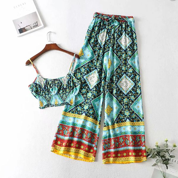 women's new fashion thin and short printed tube strap + waist leg drop pants part assembly 29qw, Gray
women's new fashion thin and short printed tube strap + waist leg drop pants part assembly 29qw, Gray