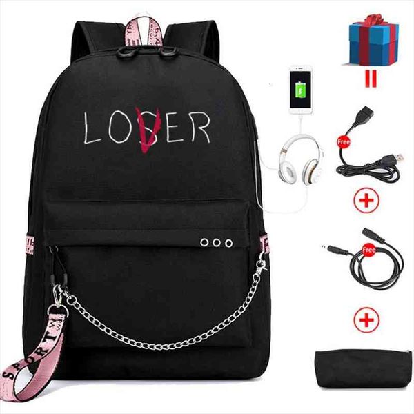 lover or loser large school bags for teenage girls can usb charging backpack women bookbag youth college canvas bag
lover or loser large school bags for teenage girls can usb charging backpack women bookbag youth college canvas bag