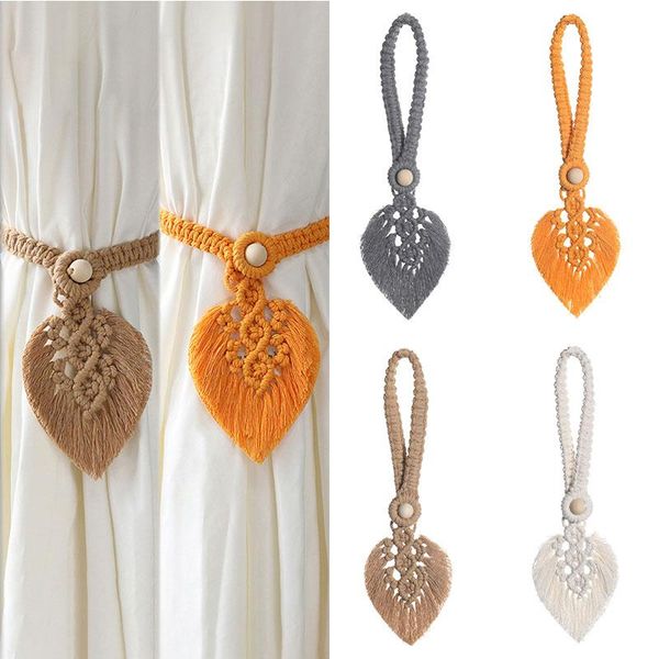 other home decor leaf shaped curtain tieback buckle decorative accessories macrame cotton woven lanyard holdback holder
other home decor leaf shaped curtain tieback buckle decorative accessories macrame cotton woven lanyard holdback holder