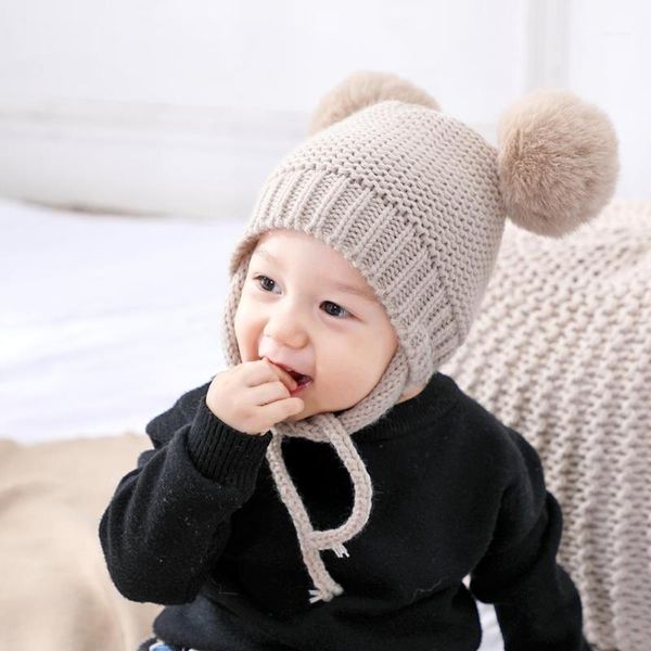 kids girl boy winter double pompoms hat baby soft ear warmer beanie crochet cap close knitting and fine workmanship1, Yellow
kids girl boy winter double pompoms hat baby soft ear warmer beanie crochet cap close knitting and fine workmanship1, Yellow