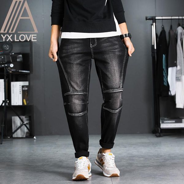 women's jeans men pants 28-48 large size loose mid softener straight comfortable trousers classic hip hop punk causal daily clothes, Blue
women's jeans men pants 28-48 large size loose mid softener straight comfortable trousers classic hip hop punk causal daily clothes, Blue