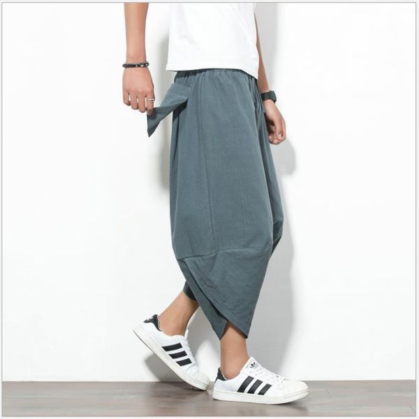 men's pants japanese style baggy cotton harem men 2021 summer loose trousers vintage ankle length women hip hop plus size pantalon, Black
men's pants japanese style baggy cotton harem men 2021 summer loose trousers vintage ankle length women hip hop plus size pantalon, Black