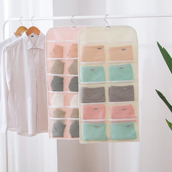 storage boxes & bins reticulate hanging underwear organizer for wardrobe closet bag door wall breathable bra sundry with hanger pouch
storage boxes & bins reticulate hanging underwear organizer for wardrobe closet bag door wall breathable bra sundry with hanger pouch