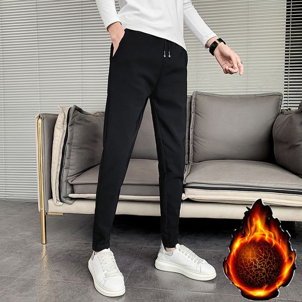 2021 new thin korean slacks fit men's clothing thick winter warm waist streetwear fashion plus veet black pants 28-34 ubee
2021 new thin korean slacks fit men's clothing thick winter warm waist streetwear fashion plus veet black pants 28-34 ubee