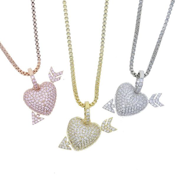 chokers iced out bling cz heart arrowr pendant necklace with 1.5mm box chain silver color cubic zircon choker women hip hop jewelry, Golden;silver
chokers iced out bling cz heart arrowr pendant necklace with 1.5mm box chain silver color cubic zircon choker women hip hop jewelry, Golden;silver