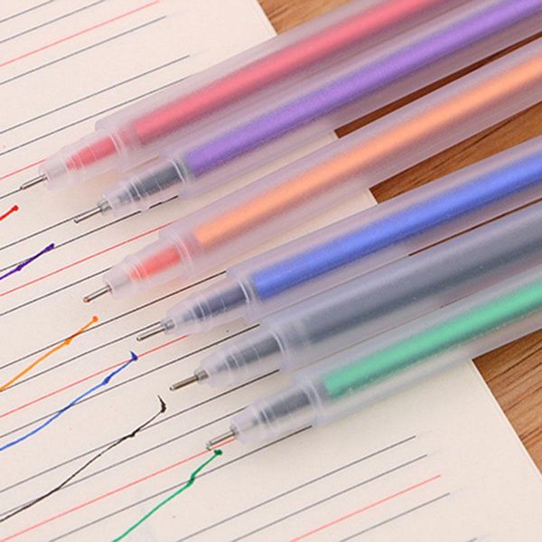 gel pens 1pcs 0.5mm creative simple wind transparent scrub watercolor pen office handbook neutral school supplies
gel pens 1pcs 0.5mm creative simple wind transparent scrub watercolor pen office handbook neutral school supplies