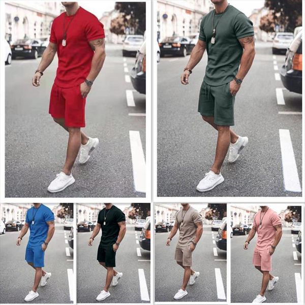 fashion style summer all cotton mens tracksuit suit short sleeve shirt t male brand clothing 2 pieces set, Gray
fashion style summer all cotton mens tracksuit suit short sleeve shirt t male brand clothing 2 pieces set, Gray